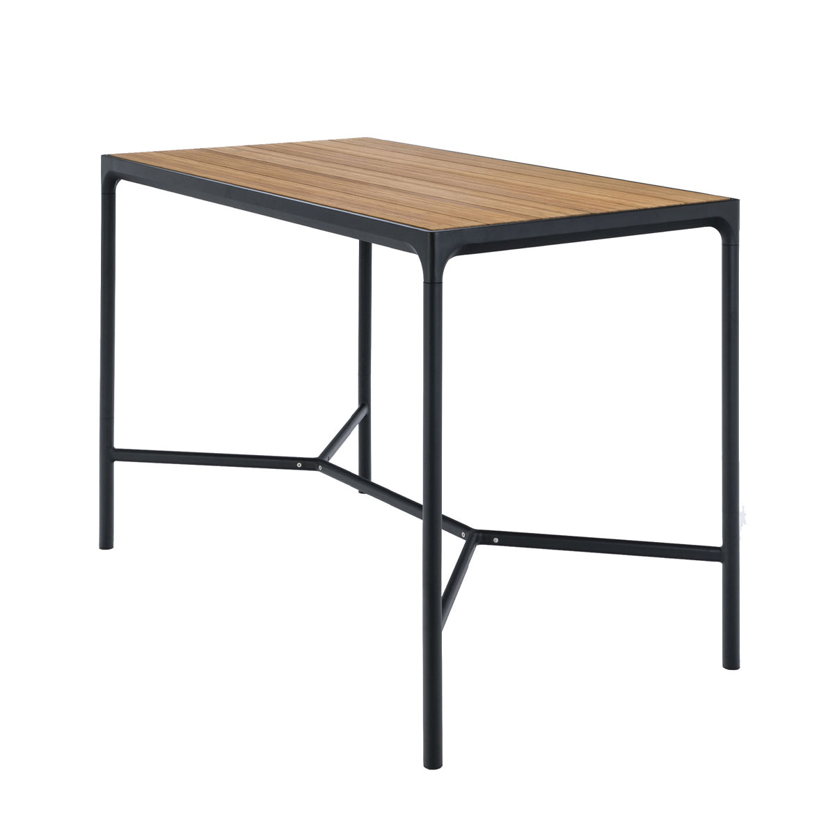 Four Rectangular Outdoor Bar Table