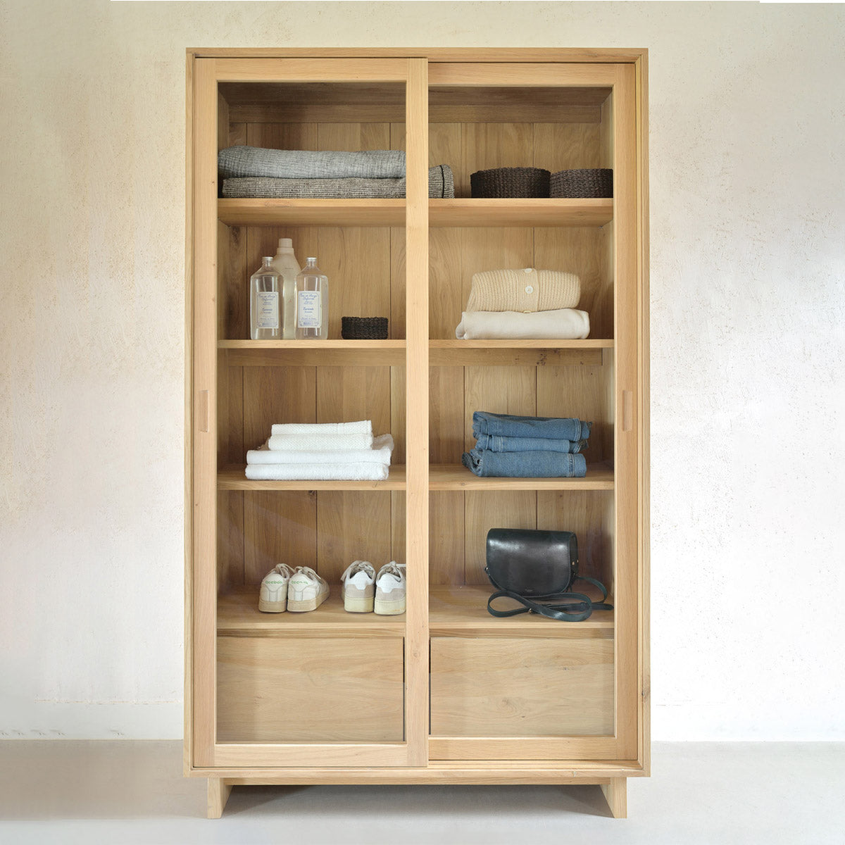 Wave 2 Door & 2 Drawer Cupboard