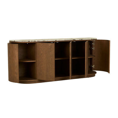 Oberon Crescent Marble Buffet