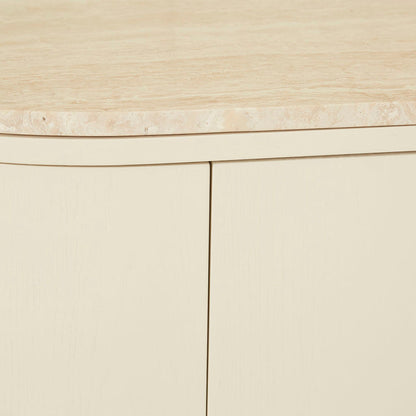 Oberon Crescent Marble Buffet