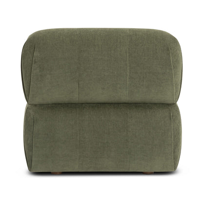 Bowie Textured Velvet Armless Modular Piece