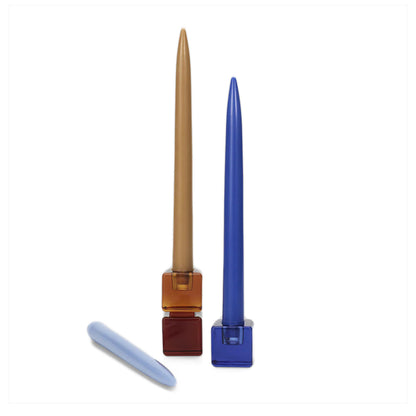 Le Cube Single Candle Holder (Indigo)