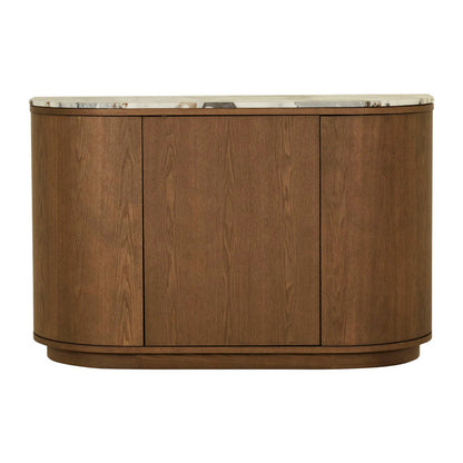 Oberon Crescent Marble Storage Unit