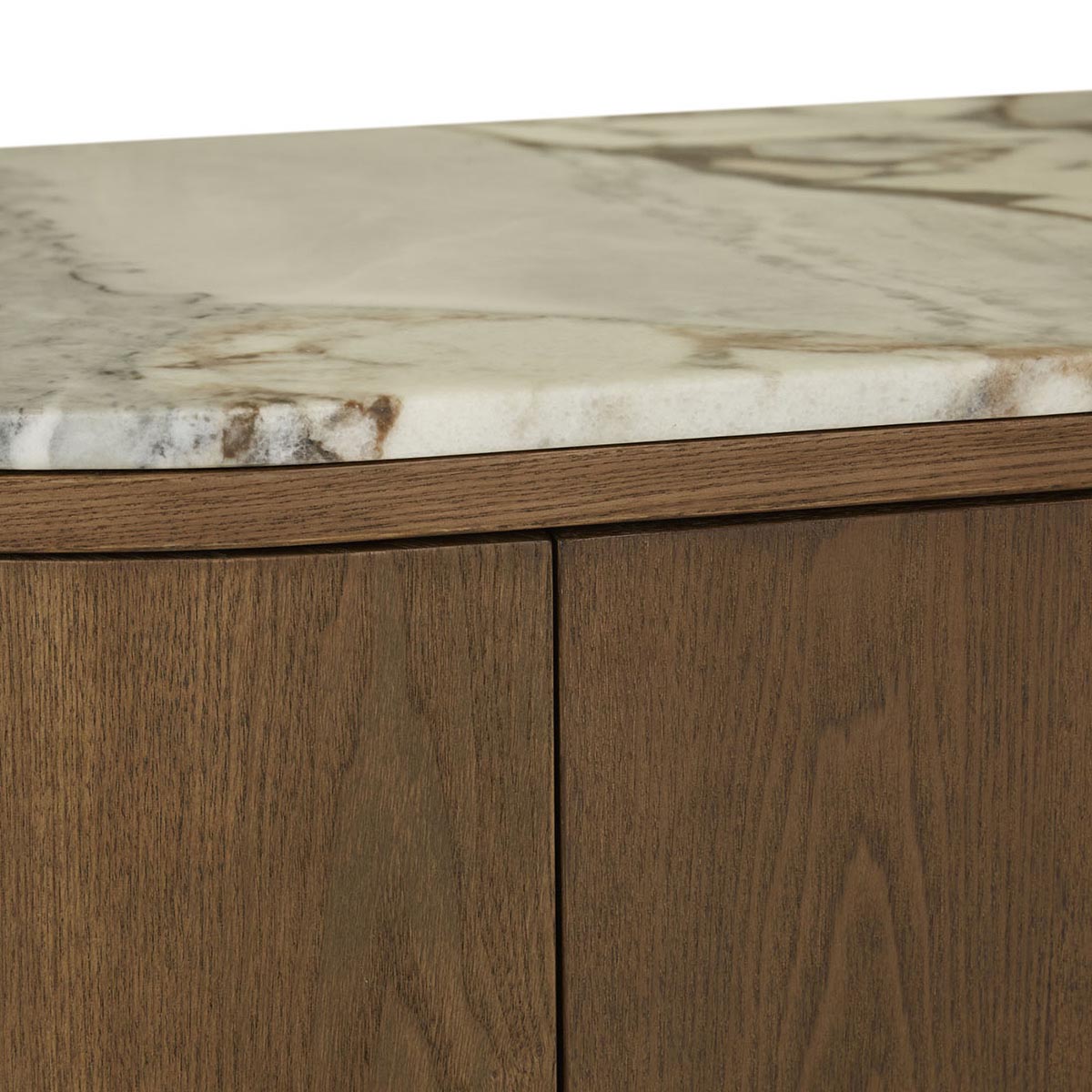 Oberon Crescent Marble Storage Unit