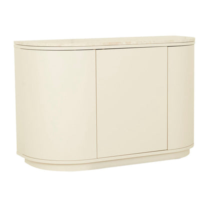 Oberon Crescent Marble Storage Unit