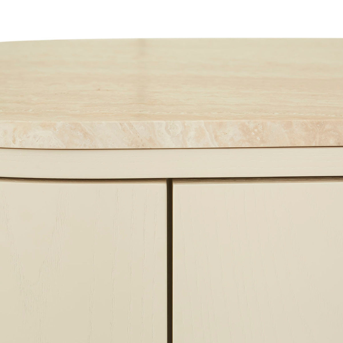 Oberon Crescent Marble Storage Unit