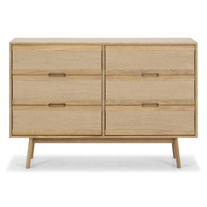 Arigato Timber 6 Drawer Dresser