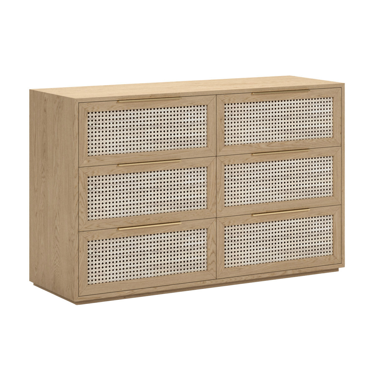 Cuba Rattan 6 Drawer Chest of Drawers