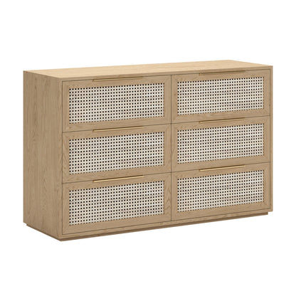 Cuba Rattan 6 Drawer Chest of Drawers