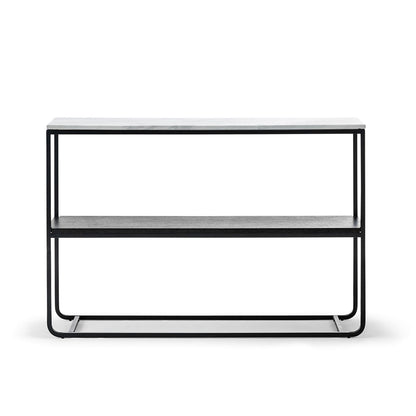 Maverick White Marble Console Table