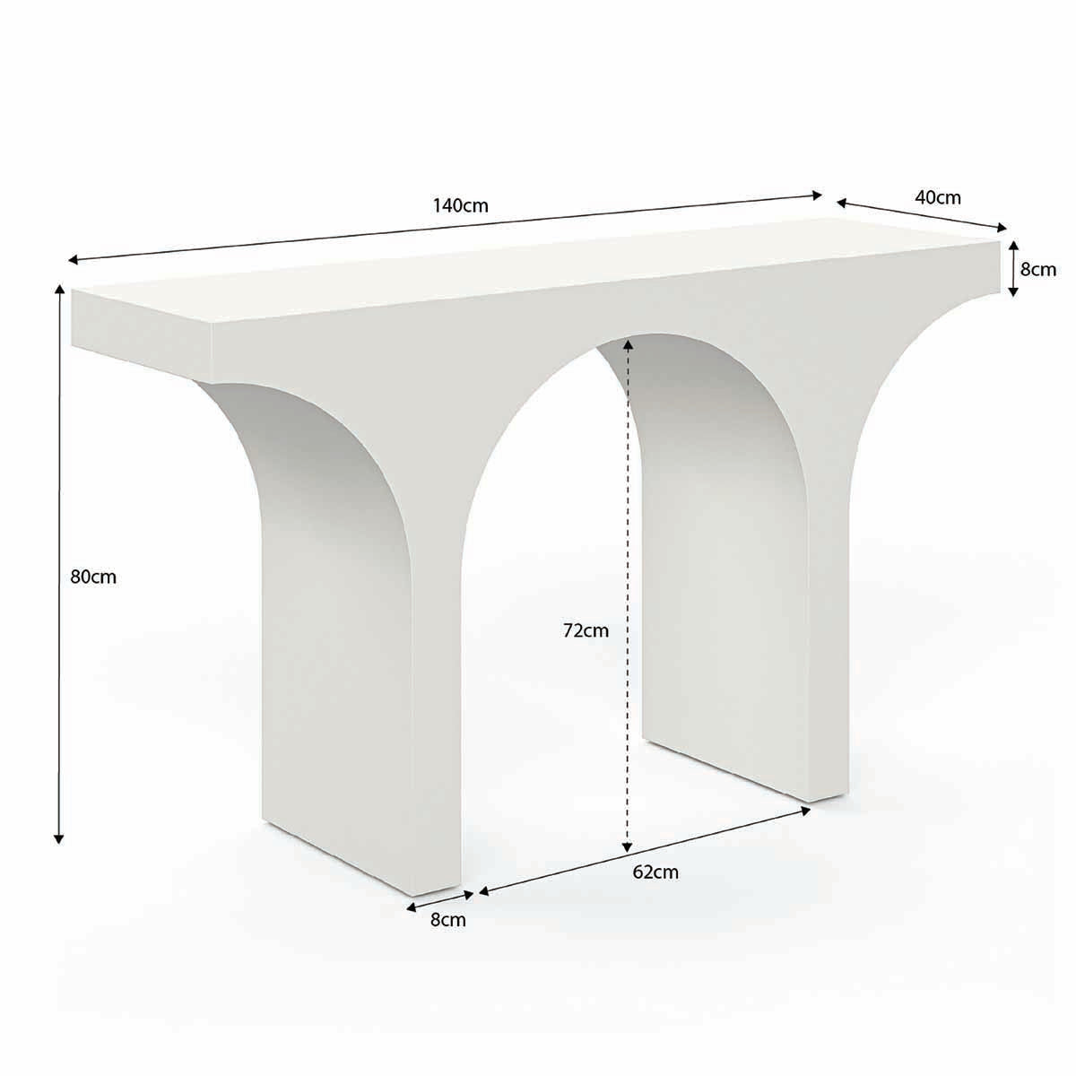 Palma Concrete Console Table