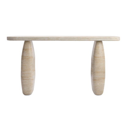 Azzurra Console (Travertine Finish)