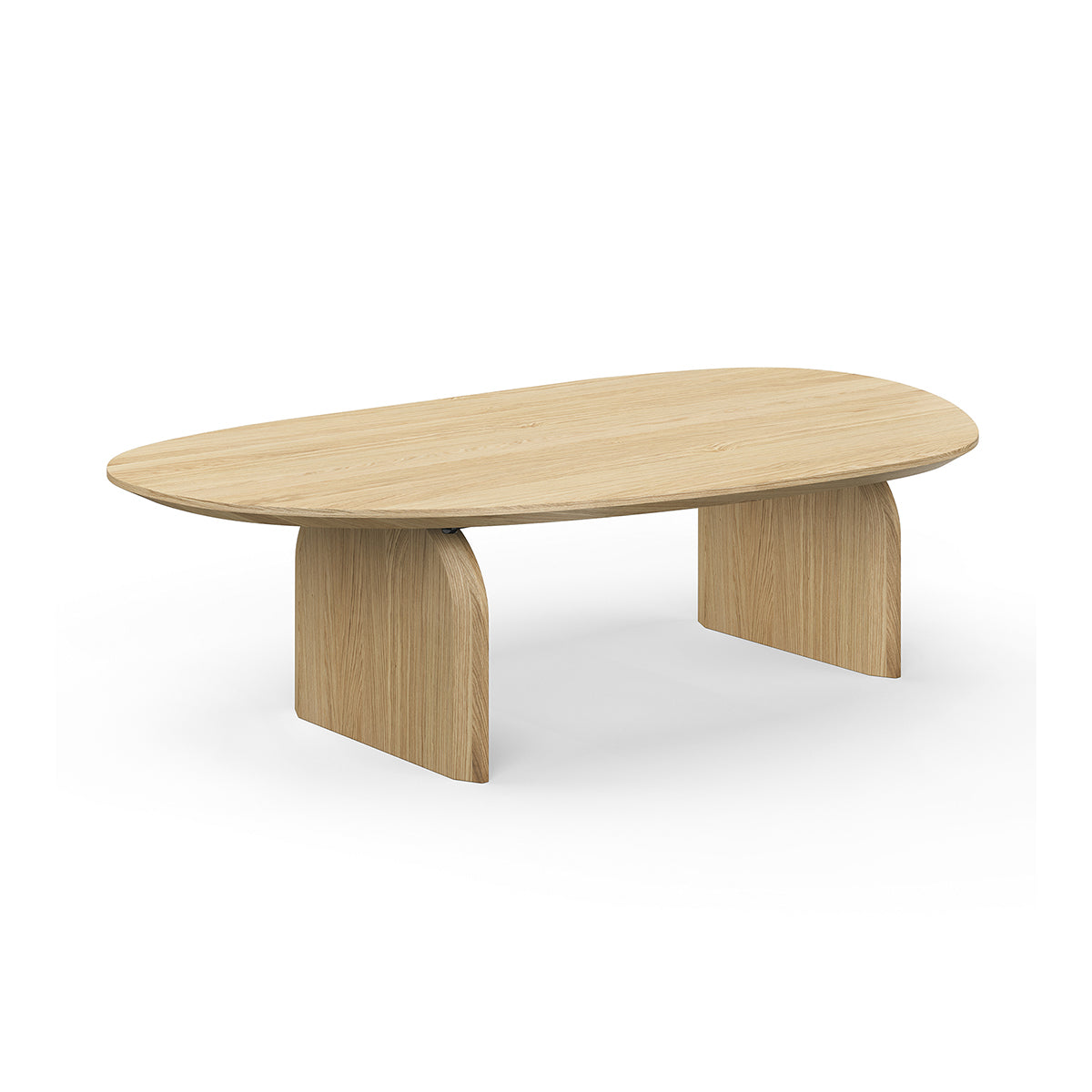 Clover Oval Oak Coffee Table