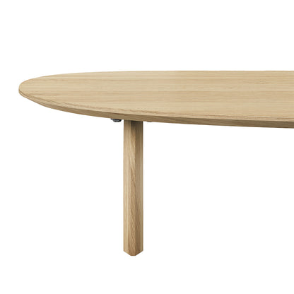 Clover Oval Oak Coffee Table