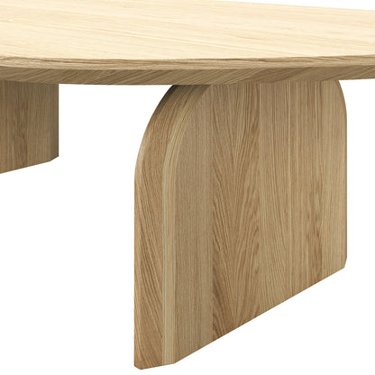 Clover Oval Oak Coffee Table