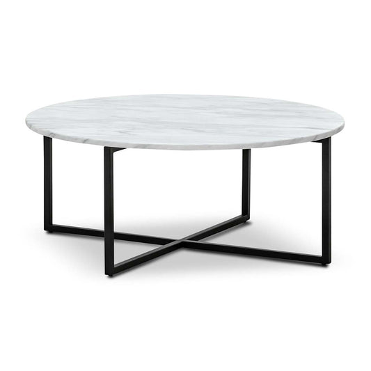 Luxe Round Marble Coffee Table