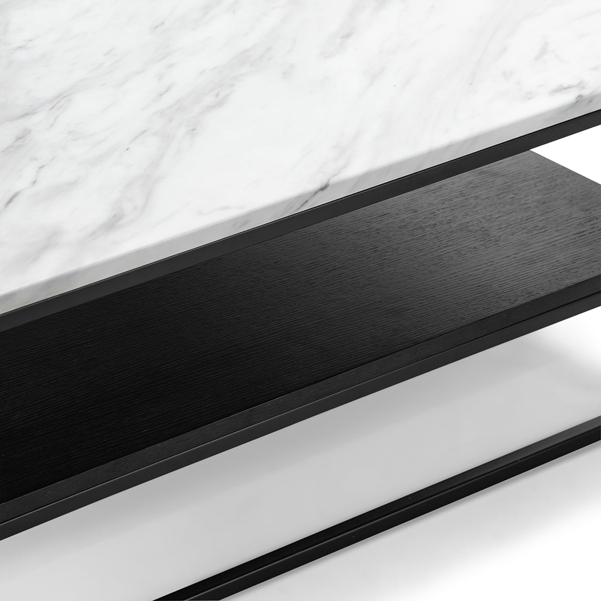 Maverick White Marble Coffee Table