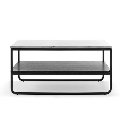 Maverick White Marble Coffee Table