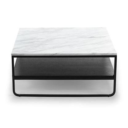 Maverick White Marble Coffee Table