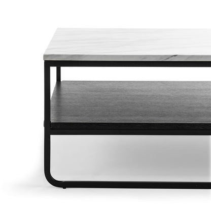 Maverick White Marble Coffee Table