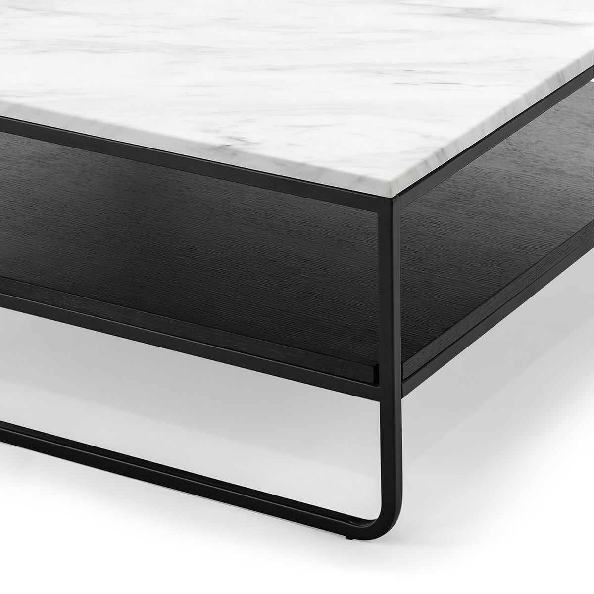 Maverick White Marble Coffee Table