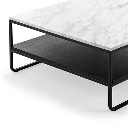Maverick White Marble Coffee Table