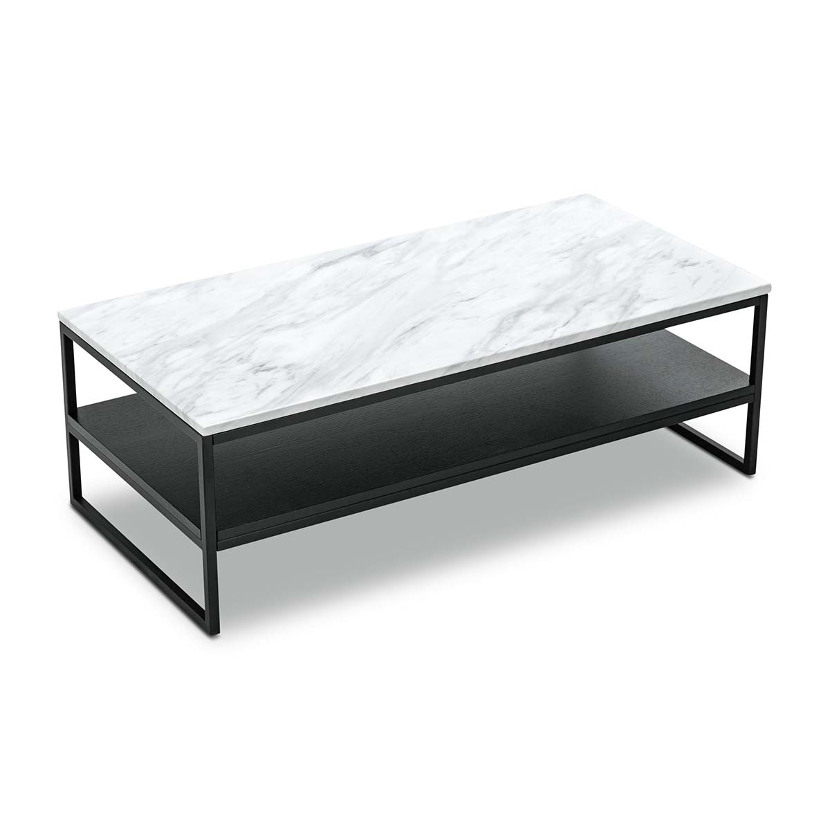 Zara Marble Rectangular Shelf Coffee Table