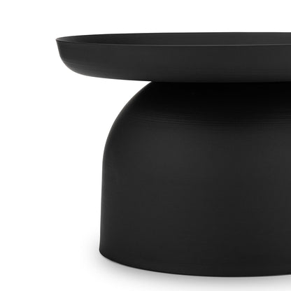 Nero Round Pedestal Coffee Table