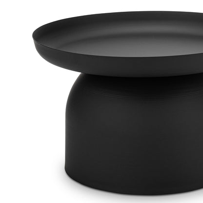 Nero Round Pedestal Coffee Table