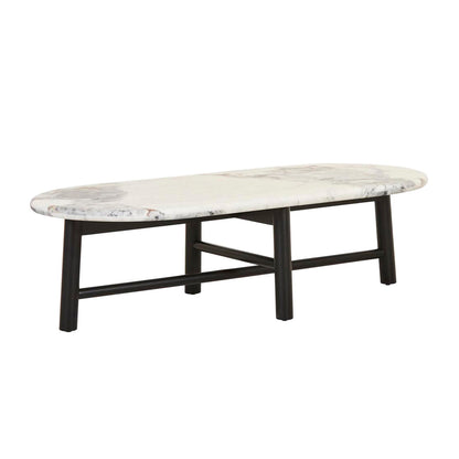 Artie Oval Marble Coffee Table