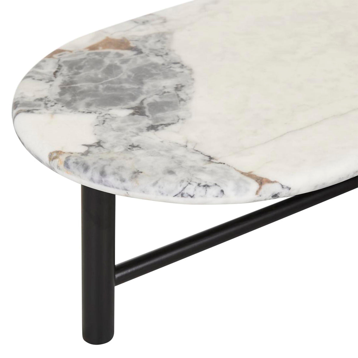 Artie Oval Marble Coffee Table