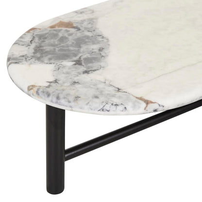 Artie Oval Marble Coffee Table