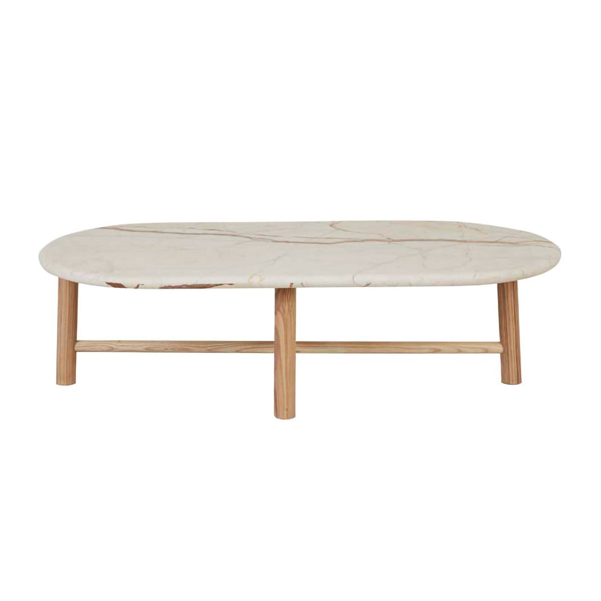 Artie Oval Marble Coffee Table