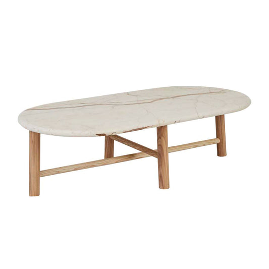 Artie Oval Marble Coffee Table