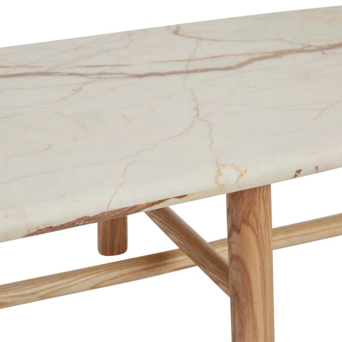 Artie Oval Marble Coffee Table