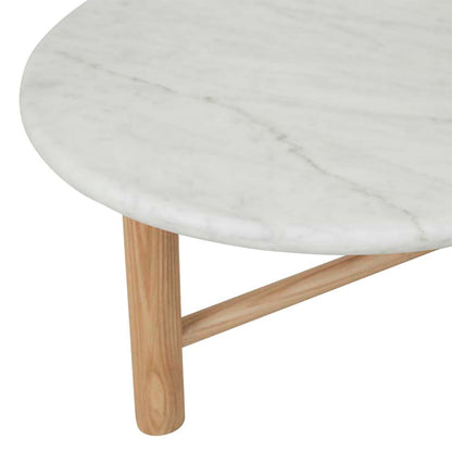 Artie Oval Marble Coffee Table