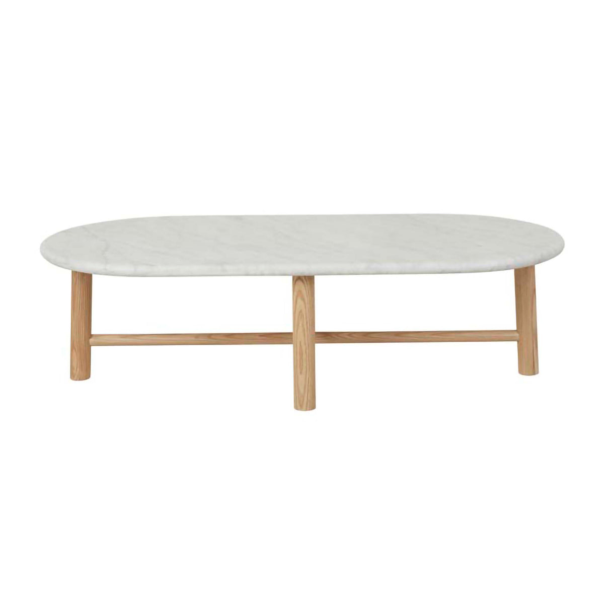 Artie Oval Marble Coffee Table