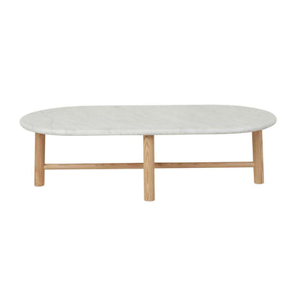 Artie Oval Marble Coffee Table