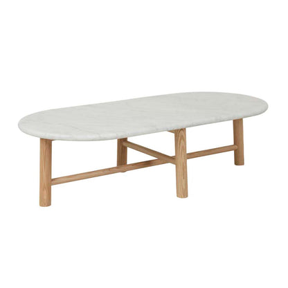 Artie Oval Marble Coffee Table