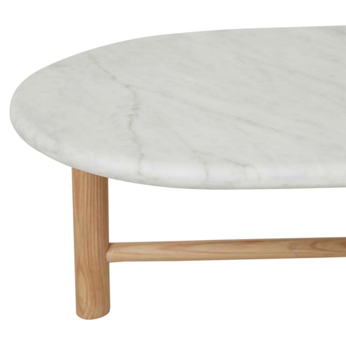 Artie Oval Marble Coffee Table