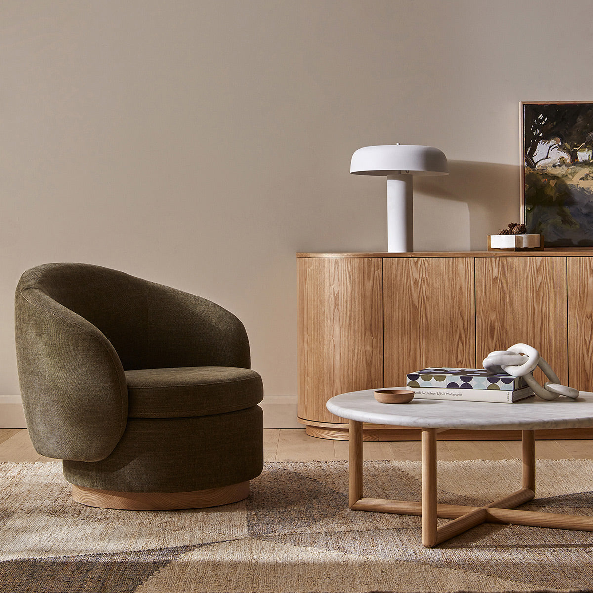 Camille Marble Coffee Table