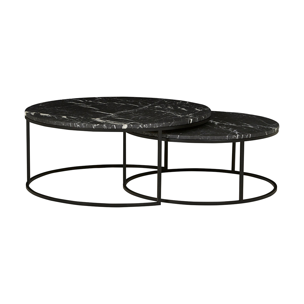 Elle Round Marble Nest Coffee Table