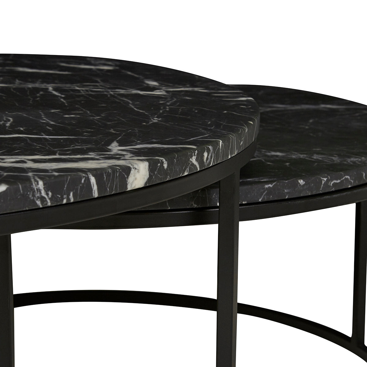 Elle Round Marble Nest Coffee Table