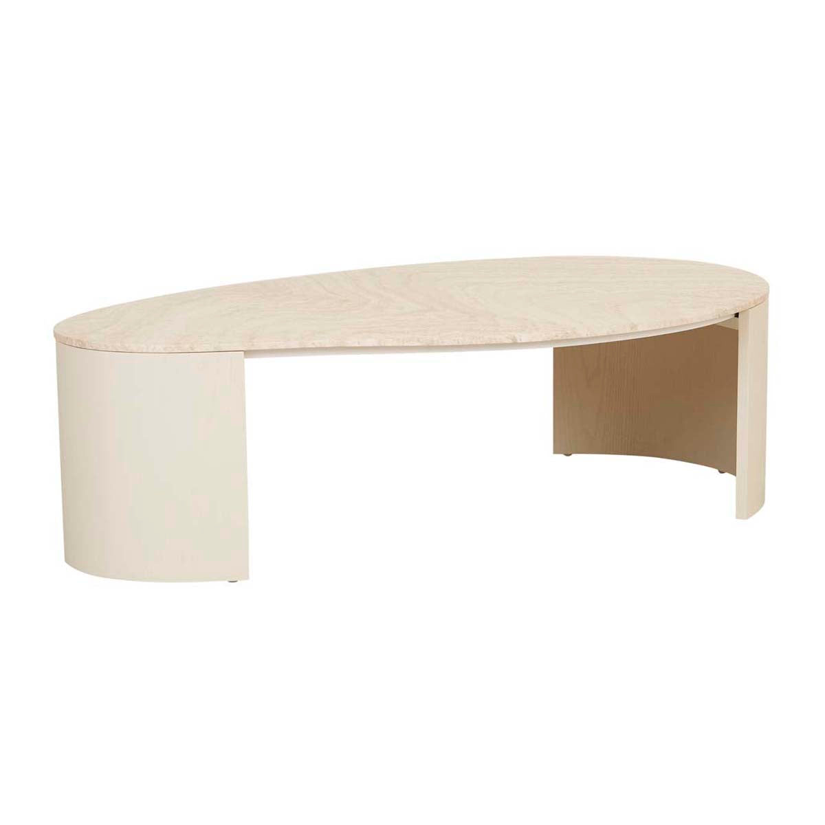 Oberon Curve Marble Coffee Table