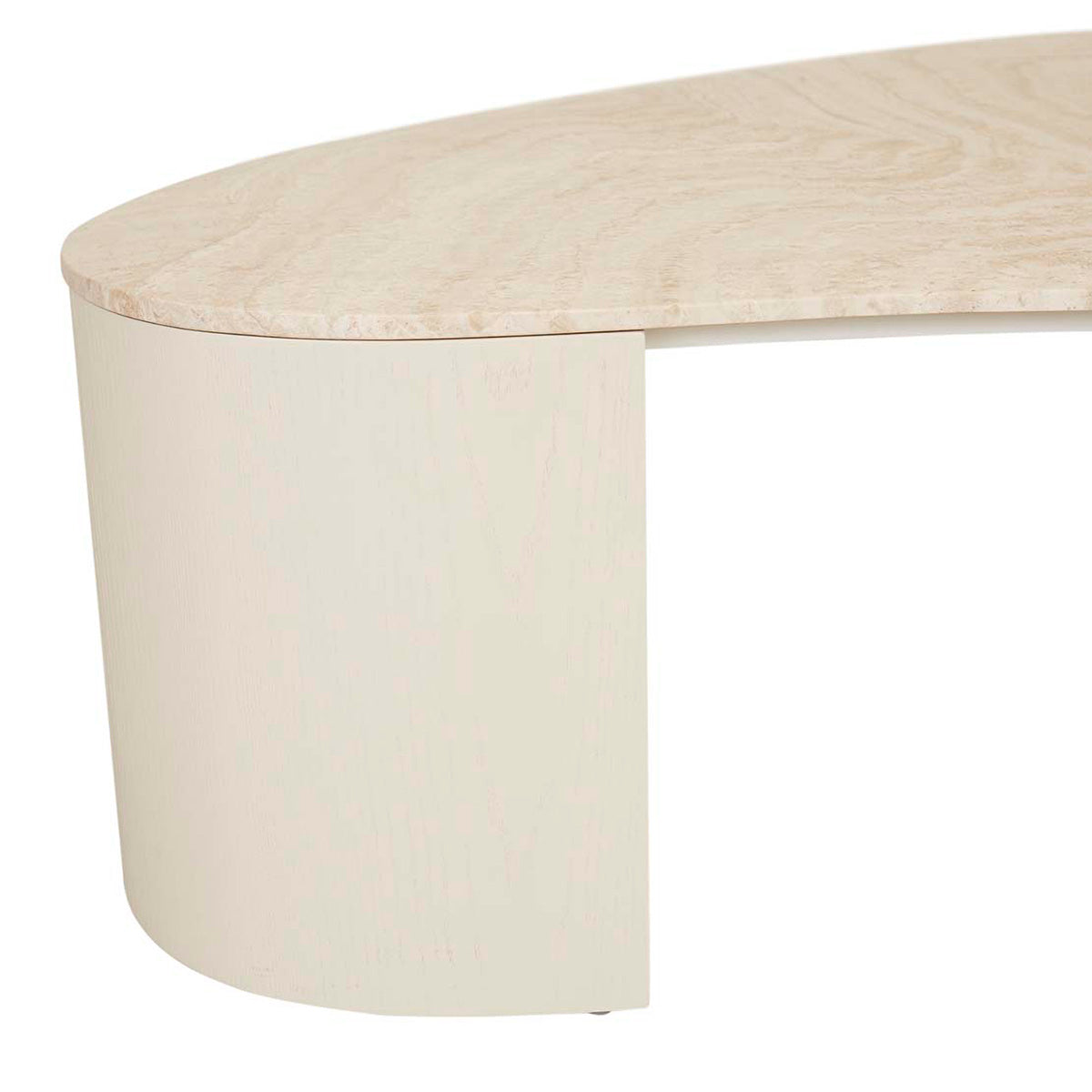 Oberon Curve Marble Coffee Table