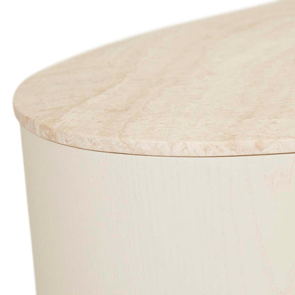 Oberon Curve Marble Coffee Table