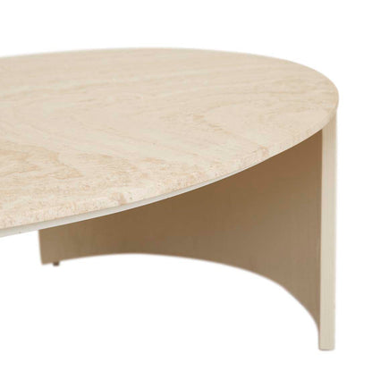 Oberon Curve Marble Coffee Table