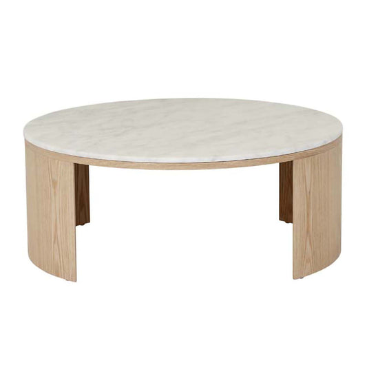 Oberon Crescent Marble Coffee Table