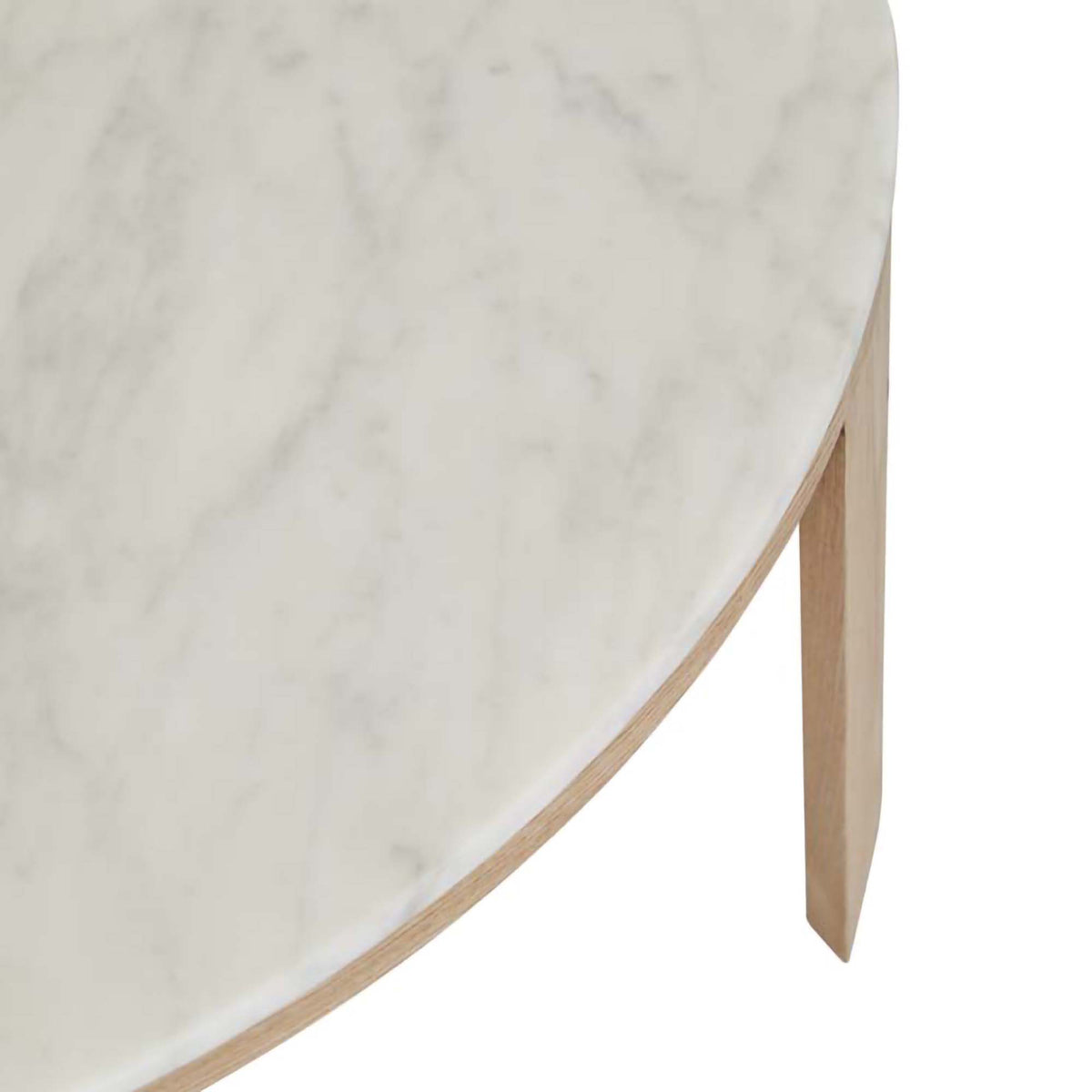 Oberon Crescent Marble Coffee Table