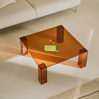 Adularia Glass Square Coffee Table